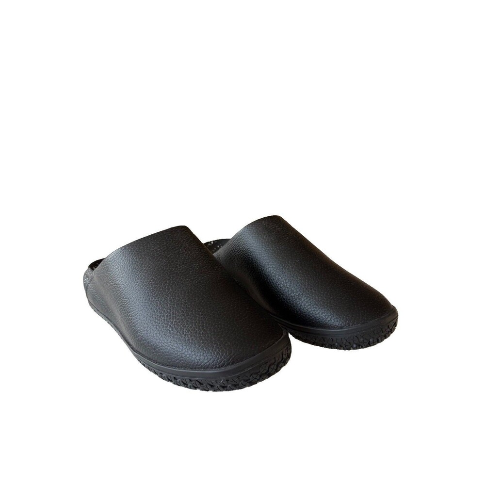 Snibbs The Clog Men's Size 9.5 US Eclipse Black Speckle Leather Slip on Shoes